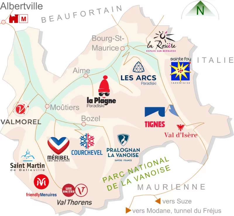 carte statons tarentaise 800x739